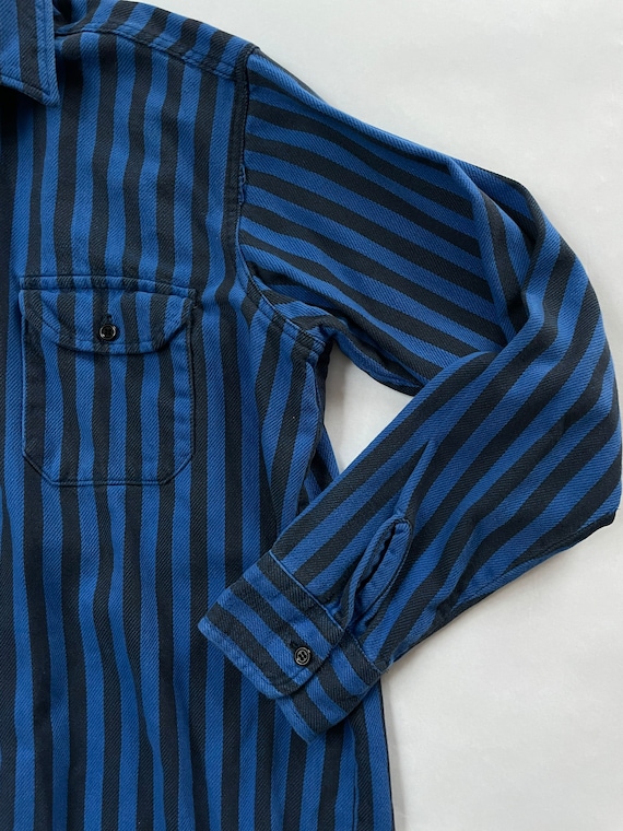 Vintage 1970’s Frostproof Black and Blue Striped … - image 6