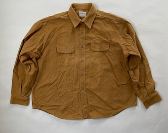 Vintage jaren 1990 Five Brother gemzen button-down shirt maat XL