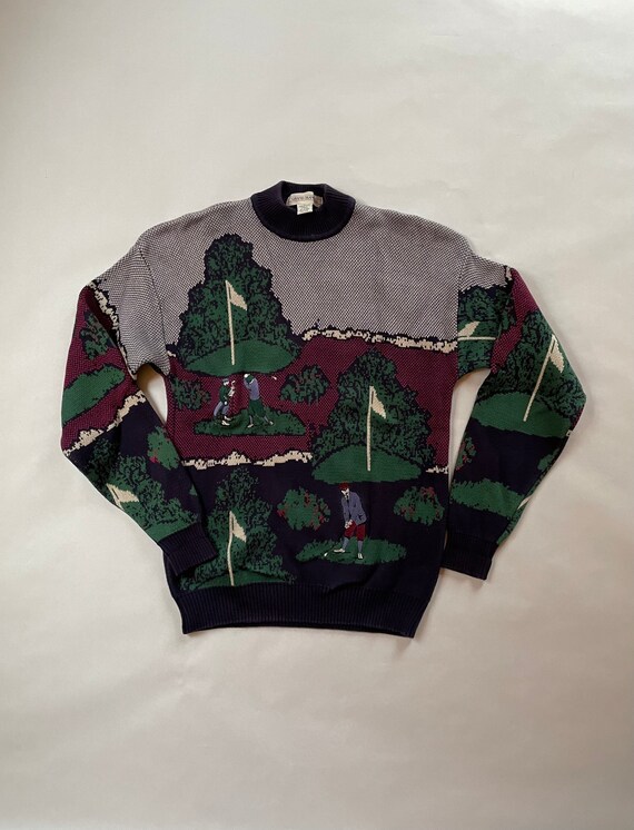 Vintage Grand Slam Golf Sweater Size 