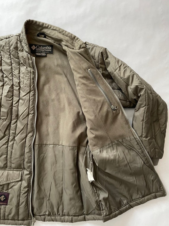 Columbia Convert Army Green Liner Jacket Size Sma… - image 5
