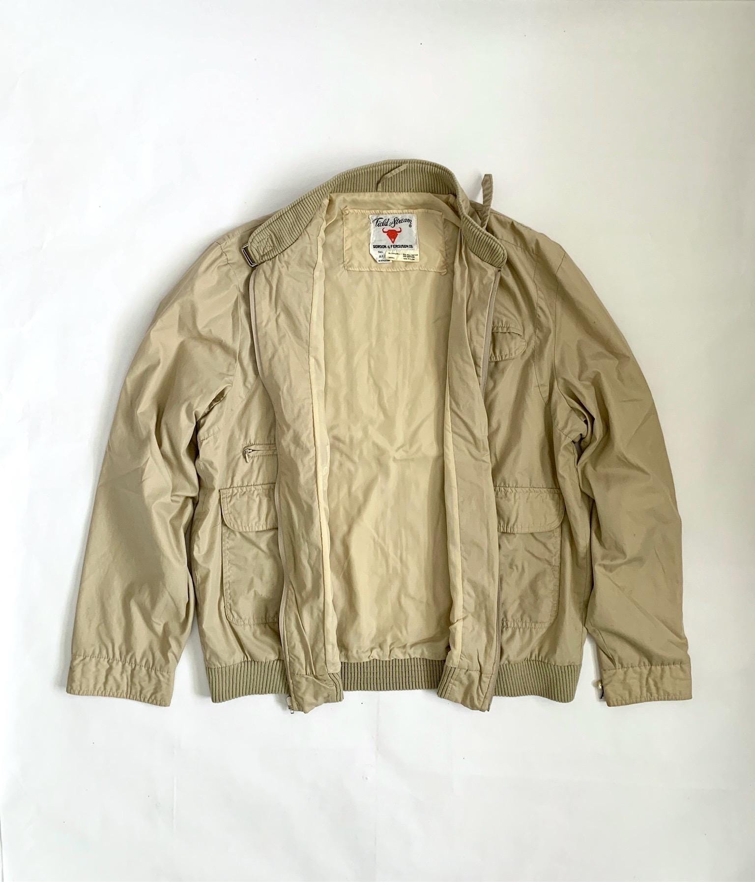 Vintage Field and Stream Gordon and Ferguson Co Tan Jacket Men