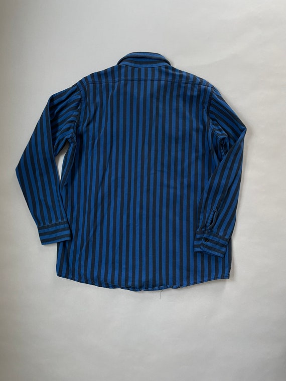Vintage 1970’s Frostproof Black and Blue Striped … - image 9
