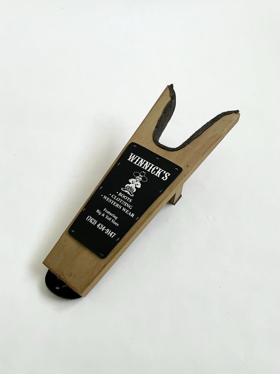 Winnick’s Store Cowboy Boot Jack - image 1