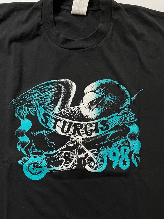 1998 Sturgis Motorcycle Tee Size Medium - image 4