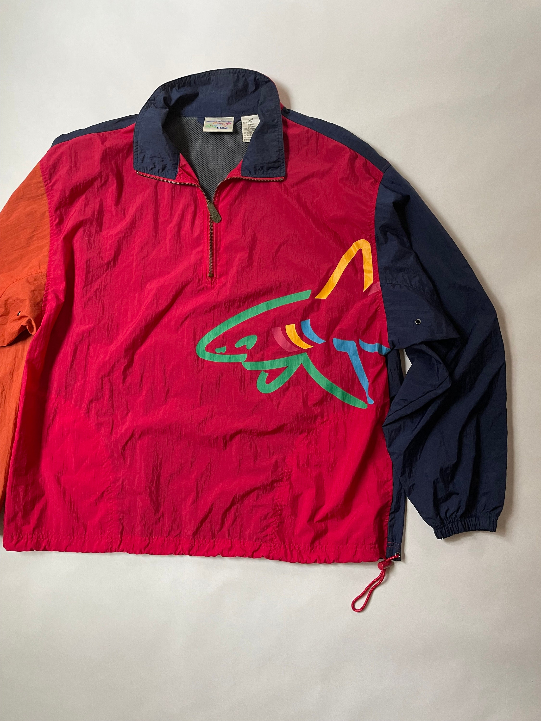 Reebok Greg Norman Collection Windbreaker Jacket Size Large Reebok Greg Norman Collection Windbreaker Jacket Size Large