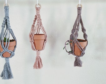 Mini Macrame Plant Hangers