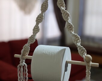 Soportes de papel higiénico Macrame
