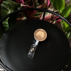 Blastocyst Embryology Basic Sciences Badge Reel with Alligator Swivel Clip
