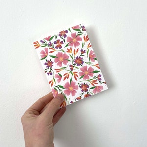 Plantable Seed Greetings Card - Bloem Bloemen cadeau voor haar A6 - Eco Friendly Floral Design - Wildflower, Duurzame verjaardag Blanco Cadeau