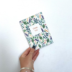 Thank You Plantable Seed Card, Wildflower Paper Greetings Cards, Eco Friendly Sustainable Gift Ideas
