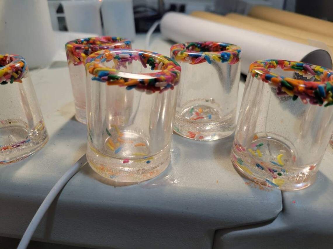 Resin Shot Glasses Etsy UK
