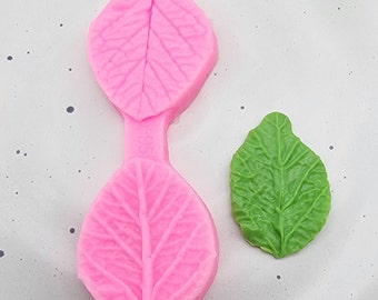 Leaf Silicone Veiner Mold: Polymer Clay & Fondant