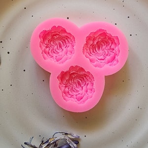 Austin Rose Candle Silicone Mold, Rose Flower Penoy Flower Soap Mold,  Carnation Flower Chocolate Mold 