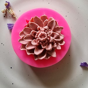 3D Rose Flower Cake Mold Silicone Mold Chocolate Gypsum Candle Soap Candy  Mold Kitchen Bake 