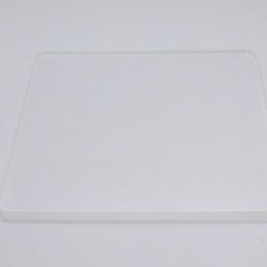 Acrylic Square Tile for shaping and sculpting Polymer clay ,Pressure Square, Rolling, Polymer Clay Tools, Clear Acrylic, Bead Roller.