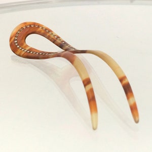 1920s diamanté cellulloid hair comb vintage antique