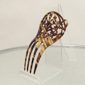 1920s celluloid hair comb vintage antique