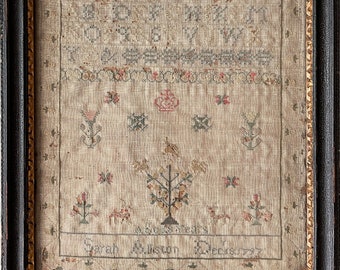 Antique sampler 18th century