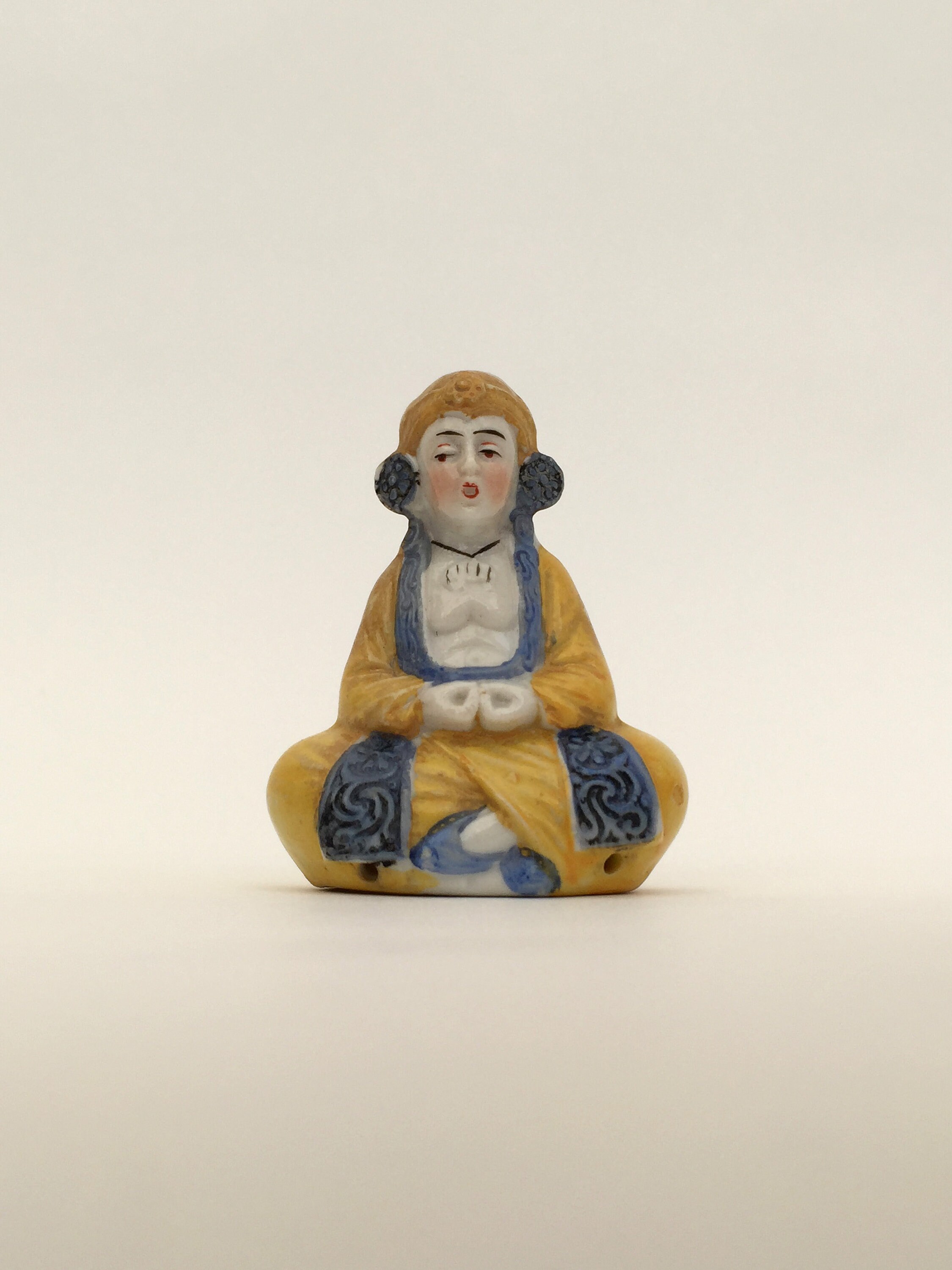 Image of 1920S Ceramic Half Doll Sitzendorf Vintage Antique