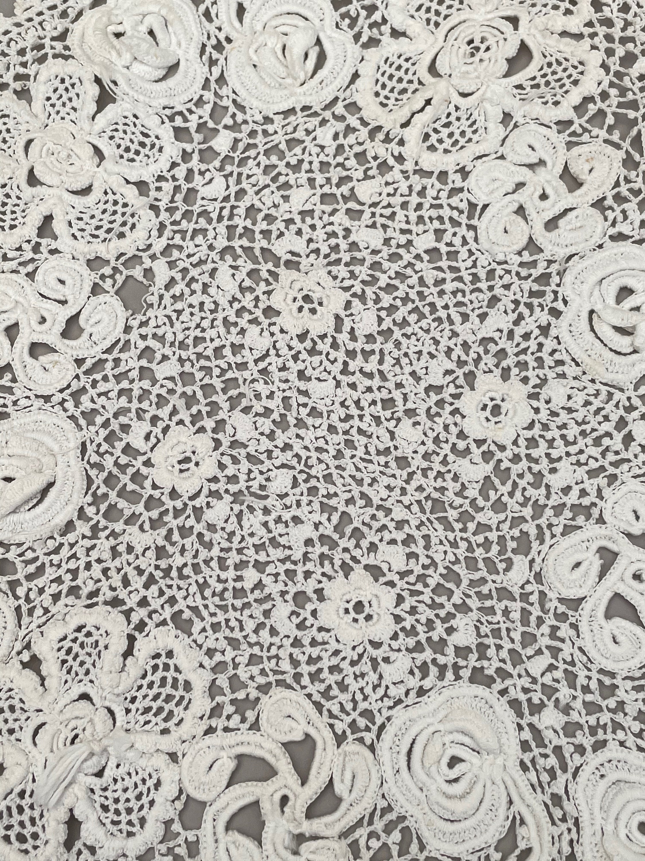 Antike irische Gehäkelte Tischsets | Etsy