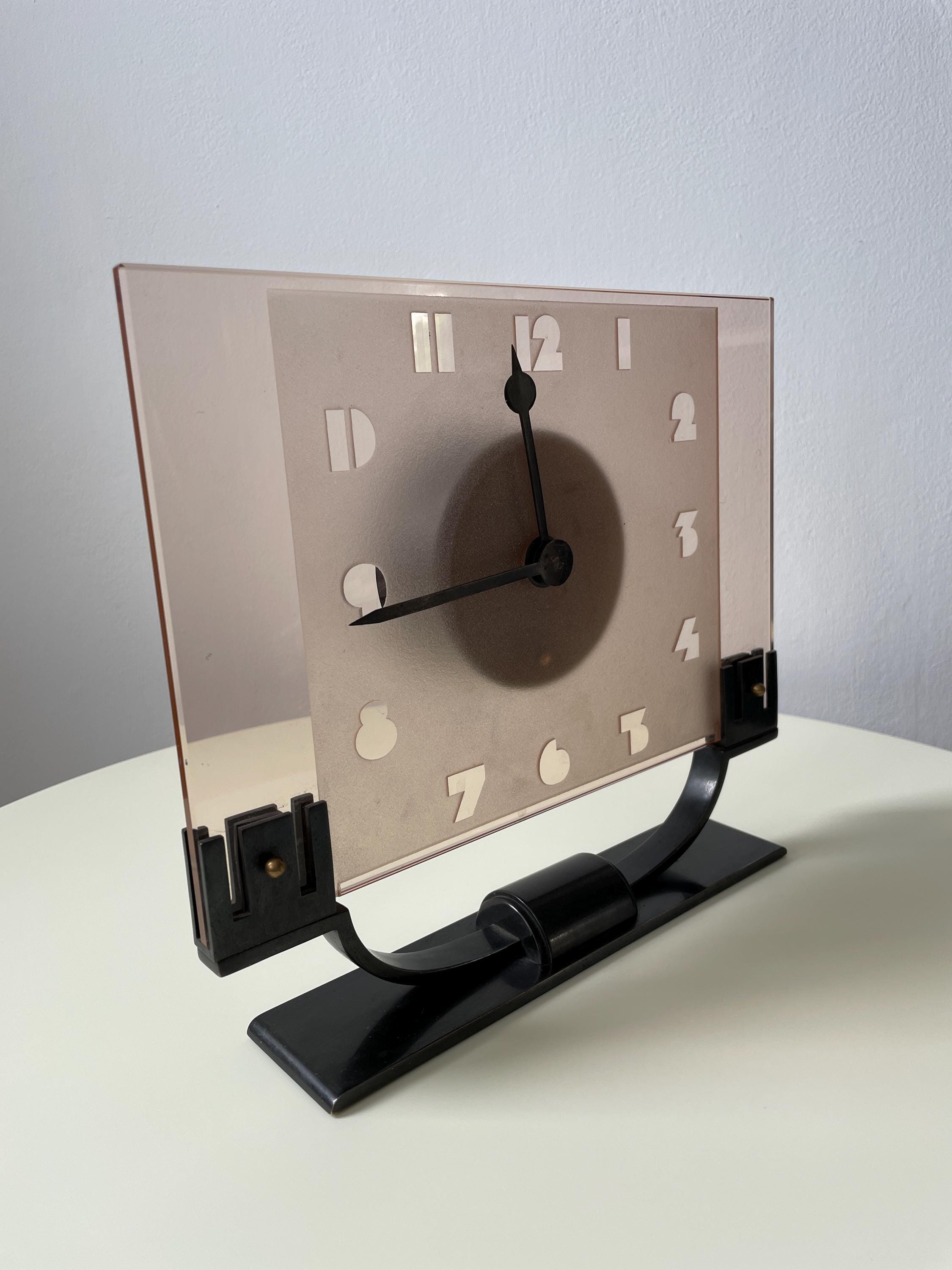 1930s Art Deco Mantel Clock - Etsy