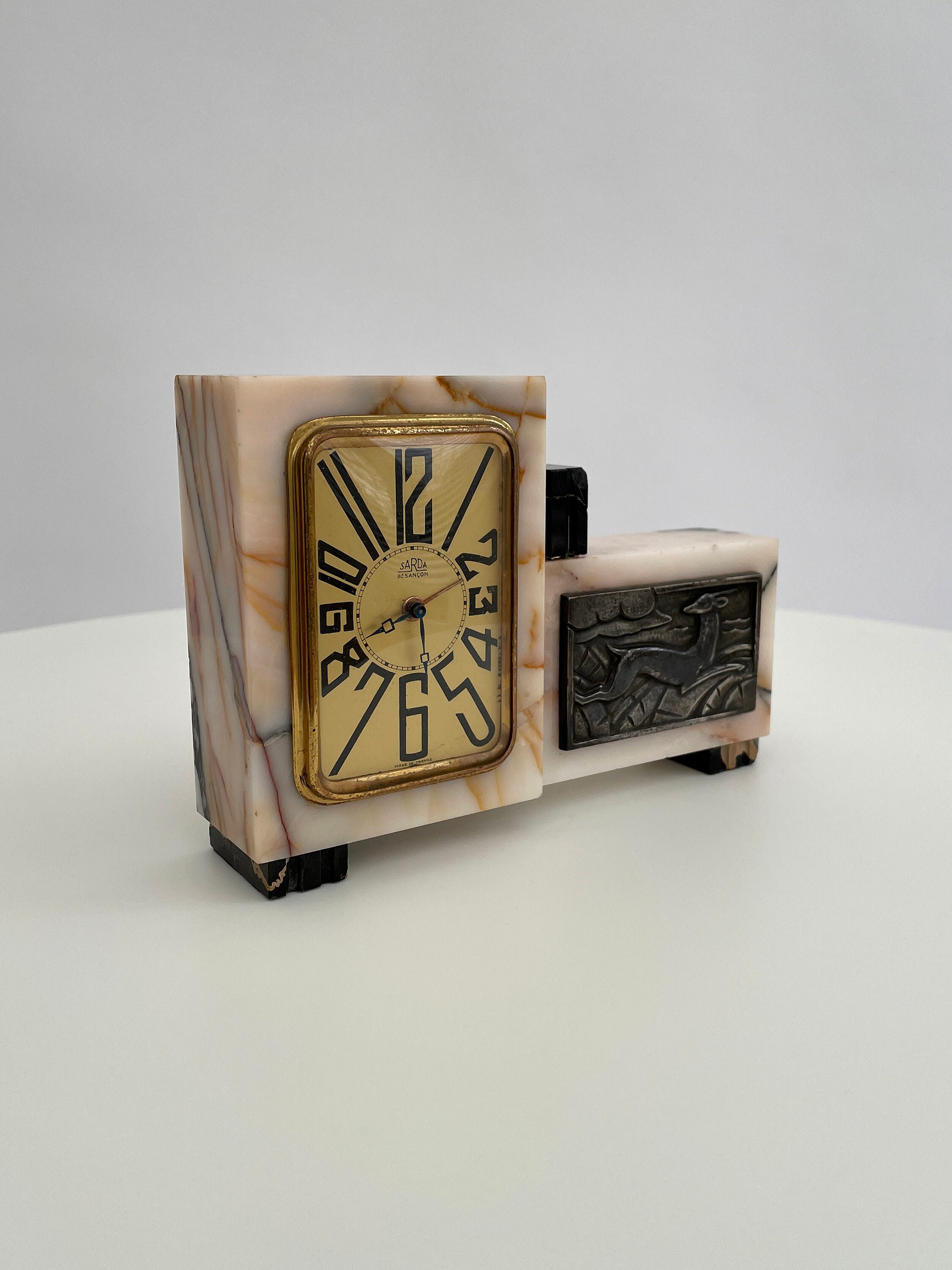 20s 30s vintage art deco table clock 【公式通販】