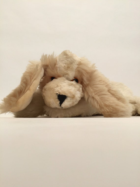 1970s puppy dog pyjama case purse bag vintage