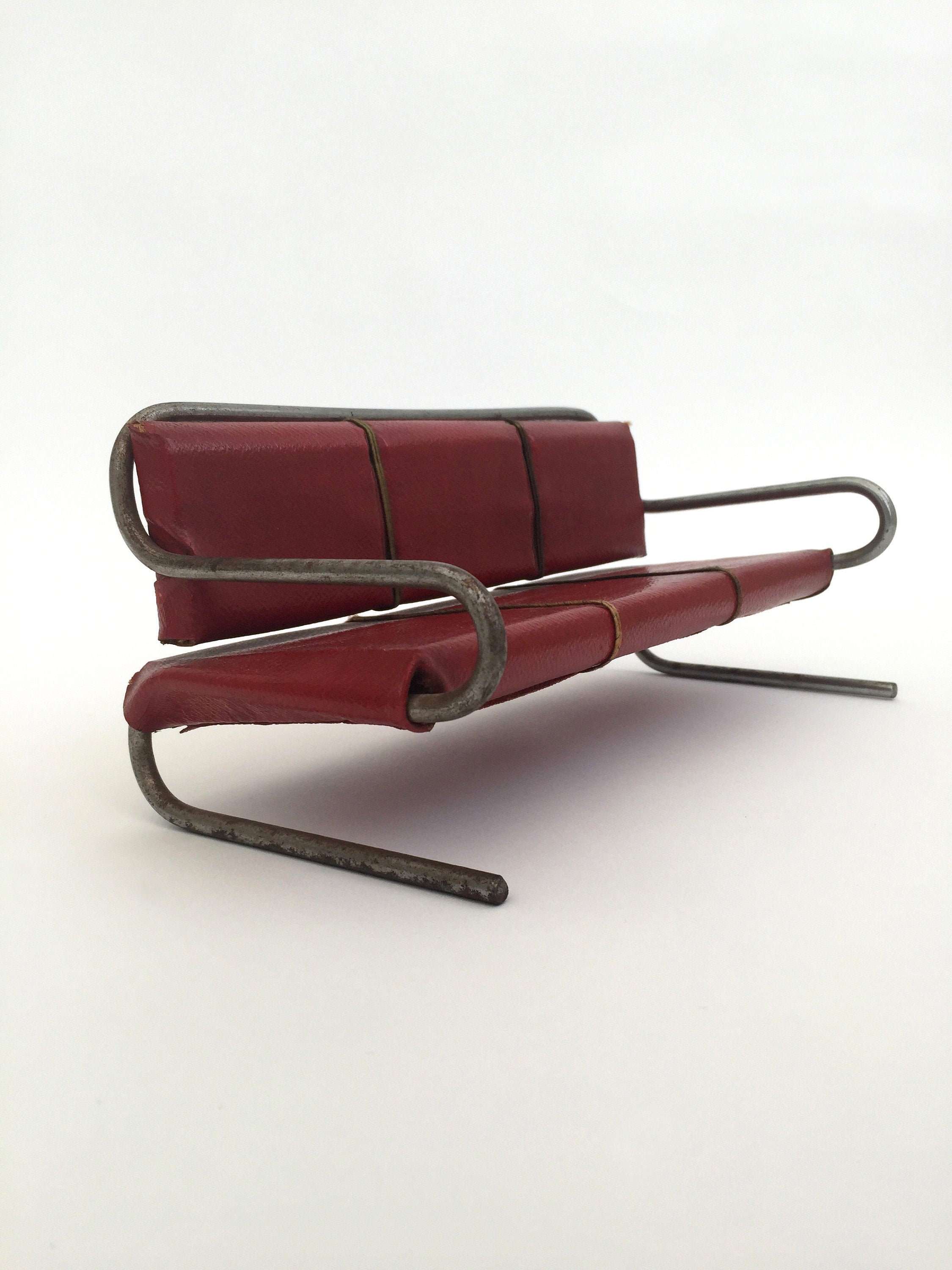Image of 1930S Miniature Sofa Jindrich Halabala Modernist Antique
