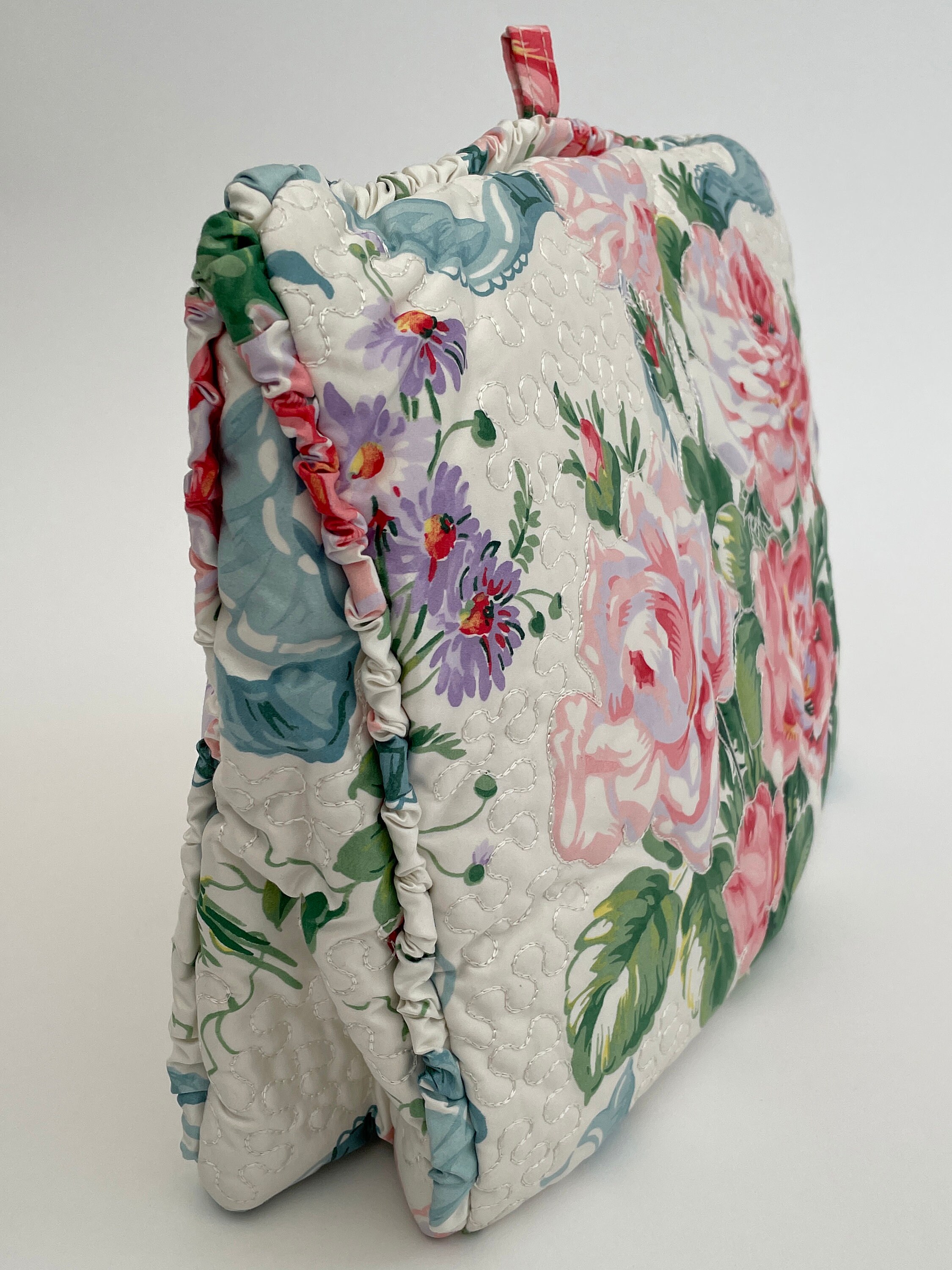 Homescapes Copriteiera Retro Flower Design - Scalda Teiera In Cotone 100% Con Imbottitura - Accessorio Teatime Per Tisane E Infusioni