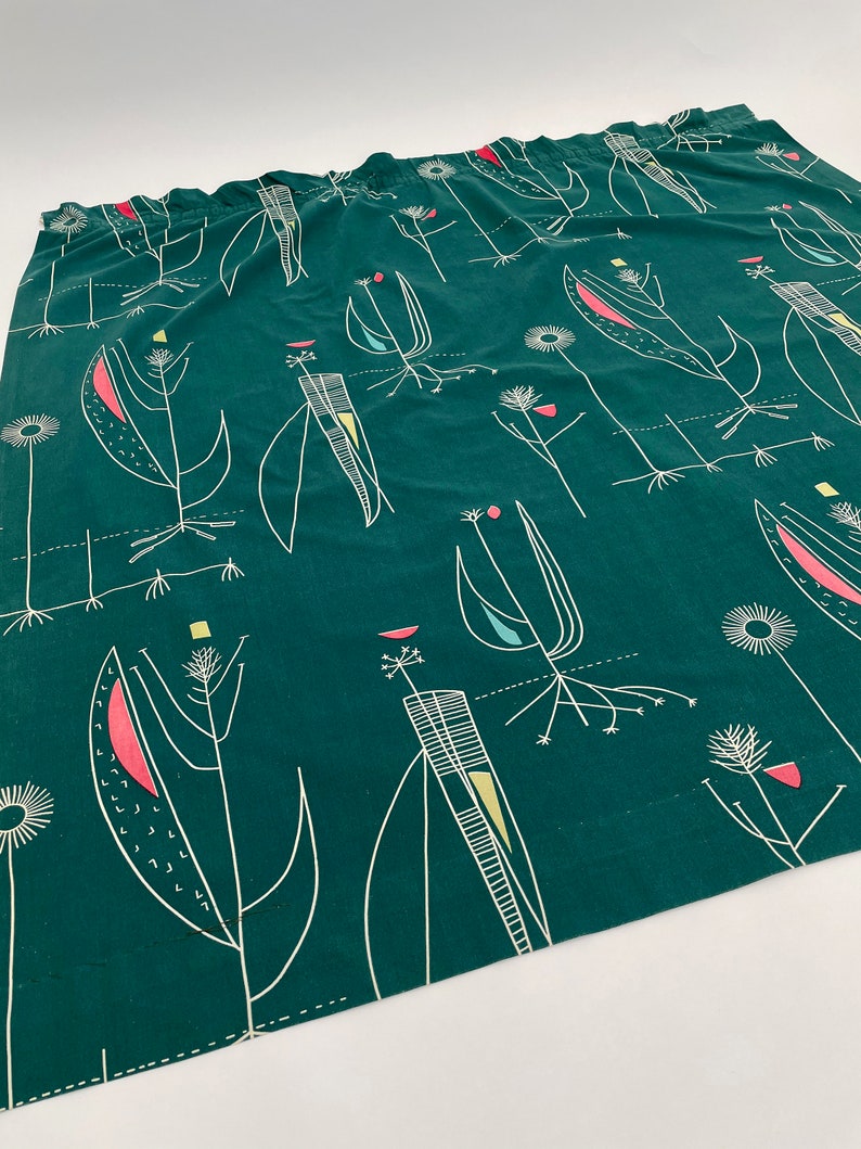 1950s Lucienne Day Herb Antony fabric curtain vintage image 3