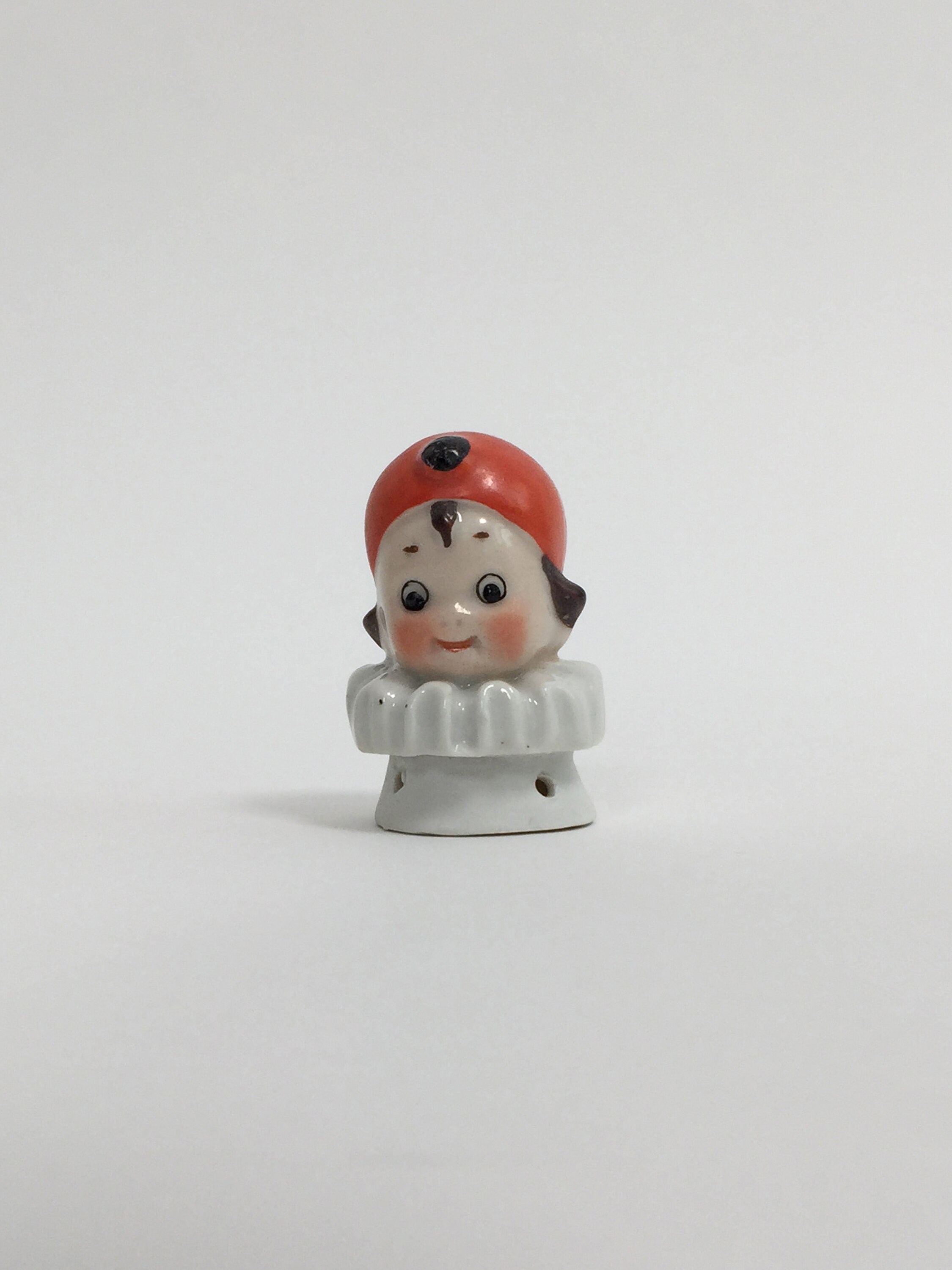 Image of 1920S Pierrot Googly Eyed Half Doll Antique