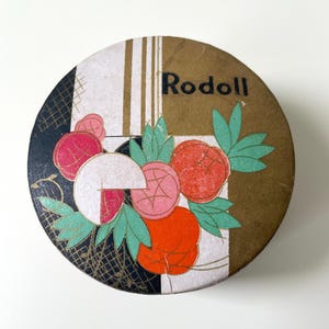1920s face powder box Rodoll antique