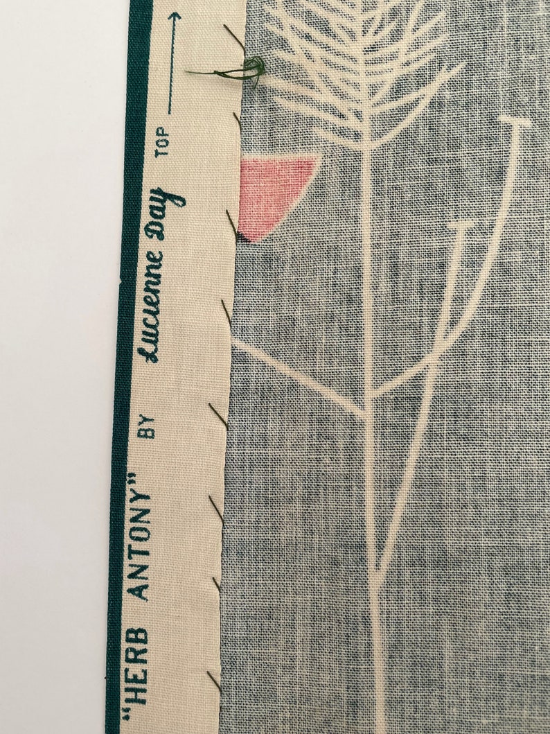 1950s Lucienne Day Herb Antony fabric curtain vintage image 8