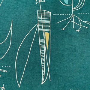 1950s Lucienne Day Herb Antony fabric curtain vintage image 5