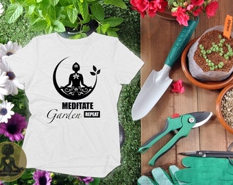 MEDITATE Garden Repeat - T-shirt