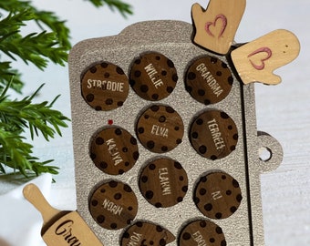 Custom Cookie Sheet Ornament/Magnet with Up to 11 Names