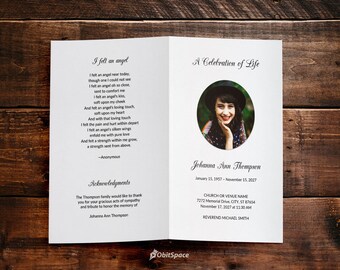 funeral program template etsy funeral flyer template