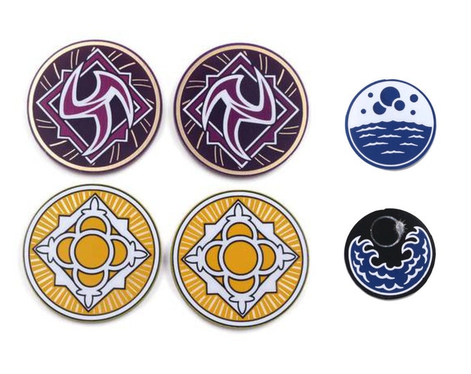 Arkham Horror LCG Innsmouth Token Bundle | Fan-Made Compatibles from Aurbits for the Mythos