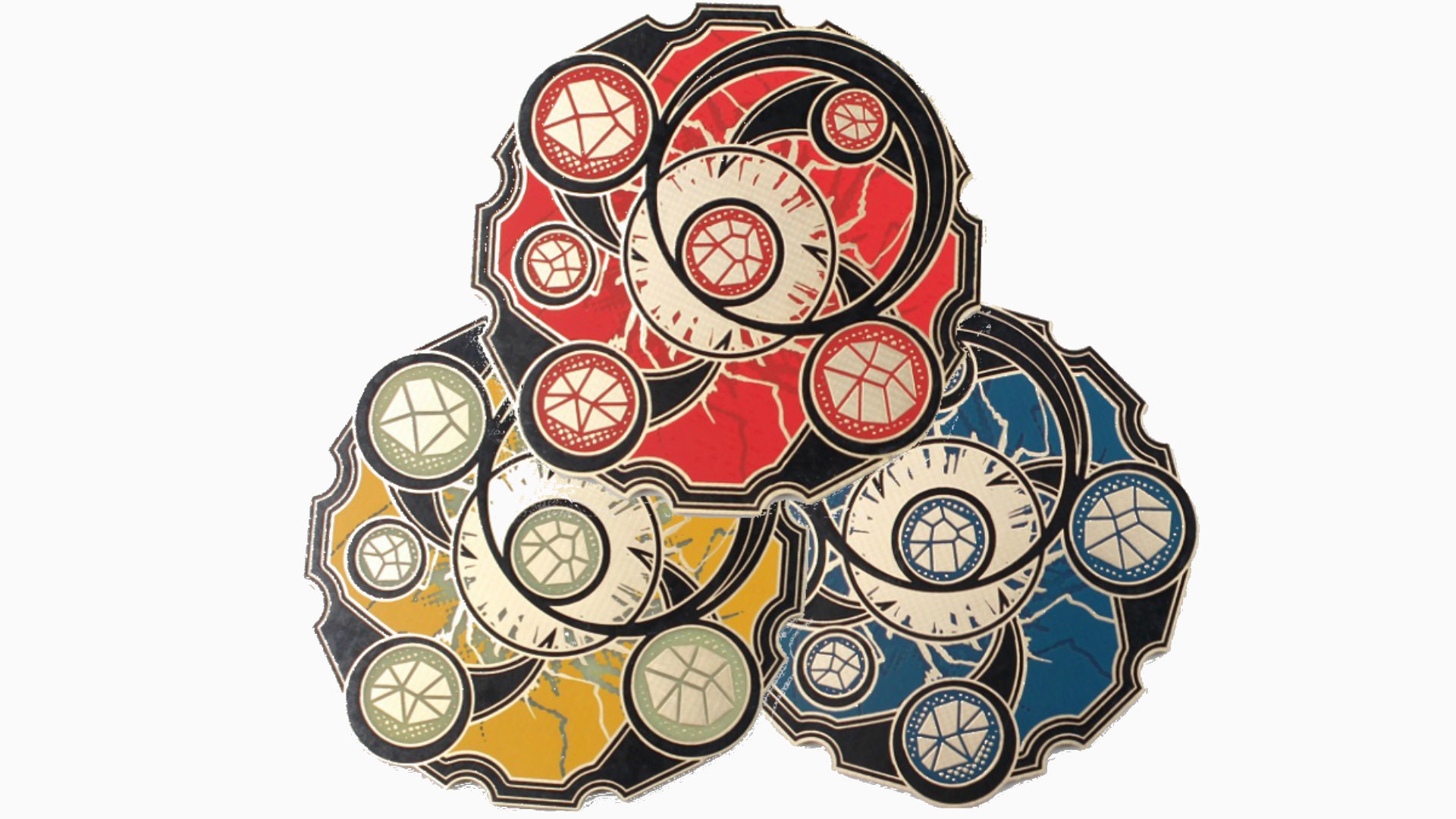 Premium Set of 3 Keys only. Plated with real gold. Etsy