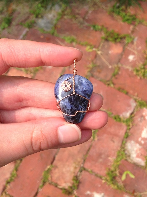 Sodalite Crystal Sodalite Wire Wrapped Crystal