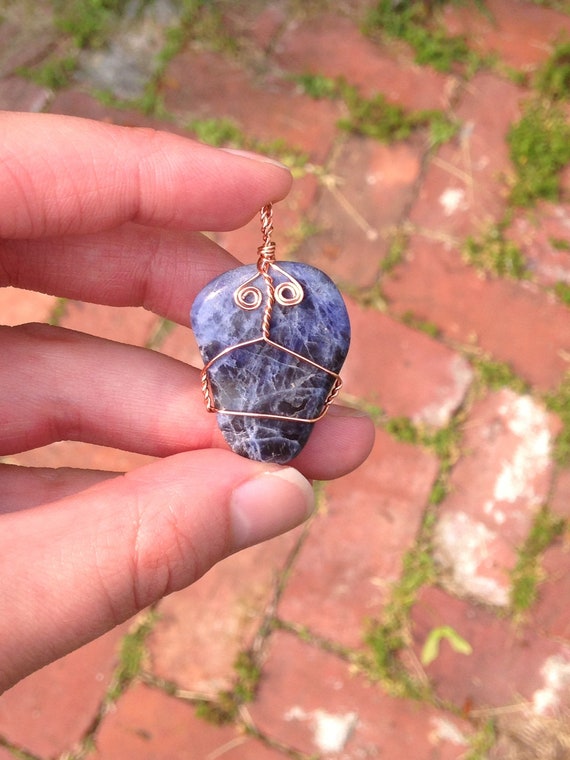 Sodalite Crystal Sodalite Wire Wrapped Crystal