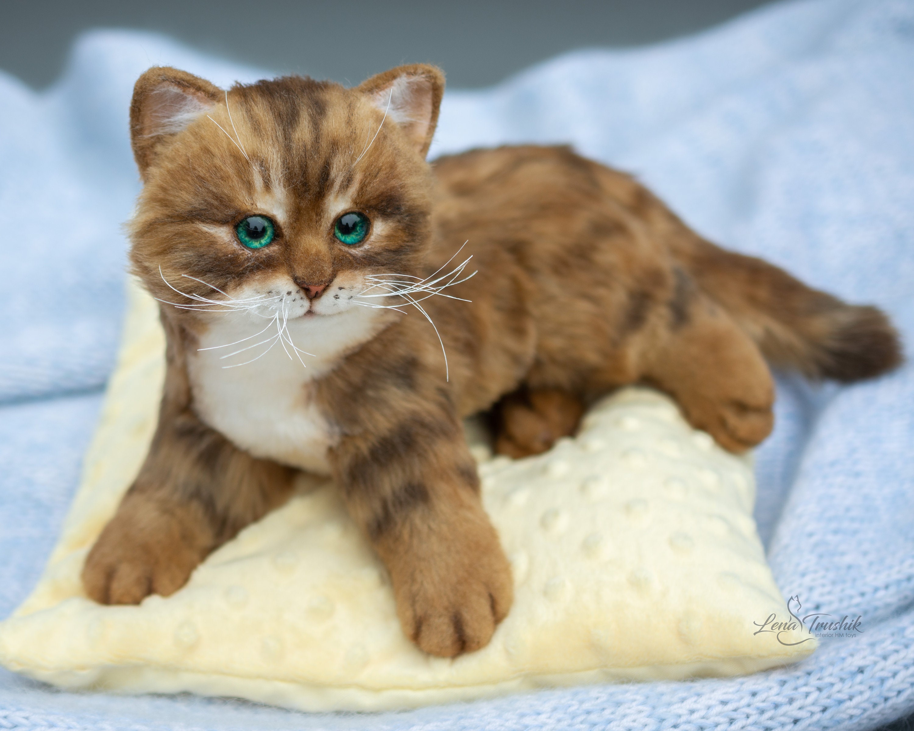 realistic cat stuffed animals