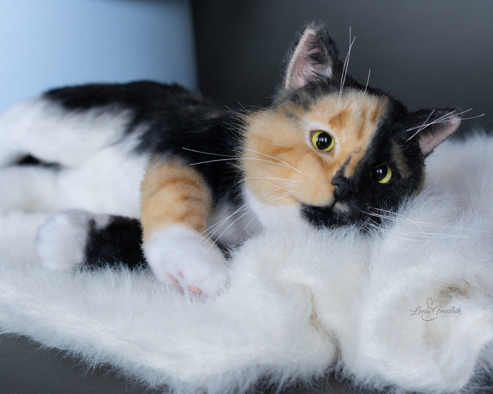 FOR ORDER. Realistic toy cat. collectible animal. Etsy