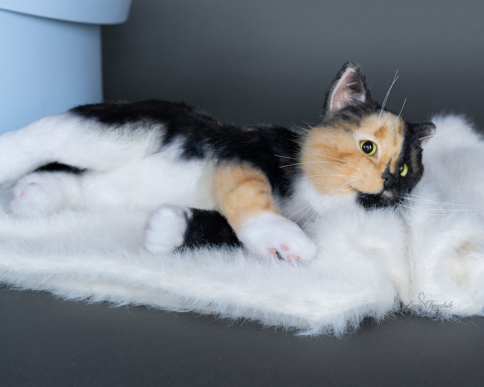 FOR ORDER. Realistic toy cat. collectible animal. Etsy