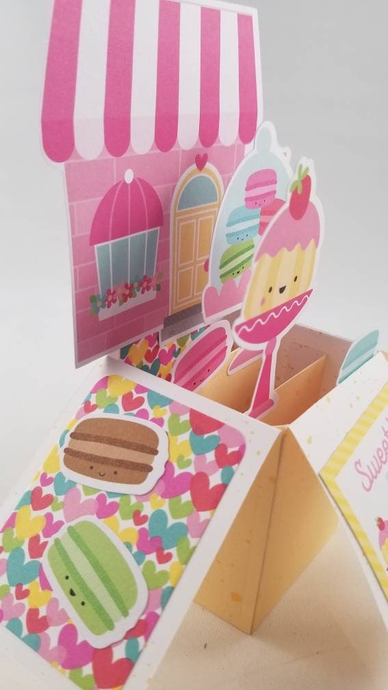 Candy Shop PopUp Card Etsy