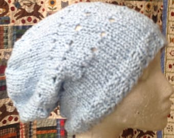 100% Organic Cotton Knitted Slouchy Hat