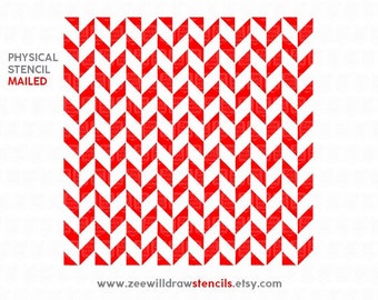 Harringbone stencil for cookies, cakes and crafting