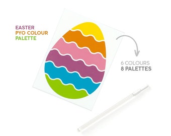 Easter egg Edible PYO (Paint Your Own) palettes