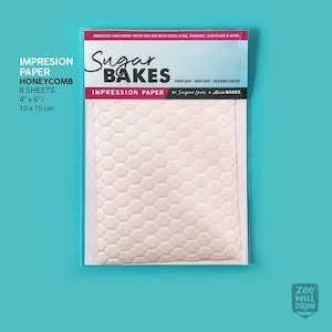 IMPRESSION PAPER by Sugar Bakes - Honeycomb