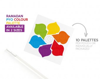 Ramadan Edible PYO (Paint Your Own) palettes